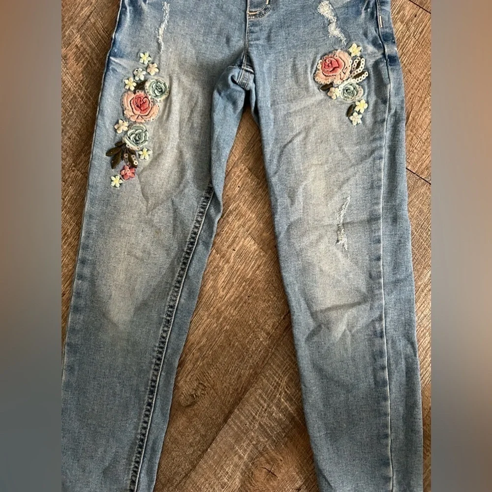 🌸 $10 SALE 🌸 Justice Girls Jeans Size 7 - Picture 3 of 7